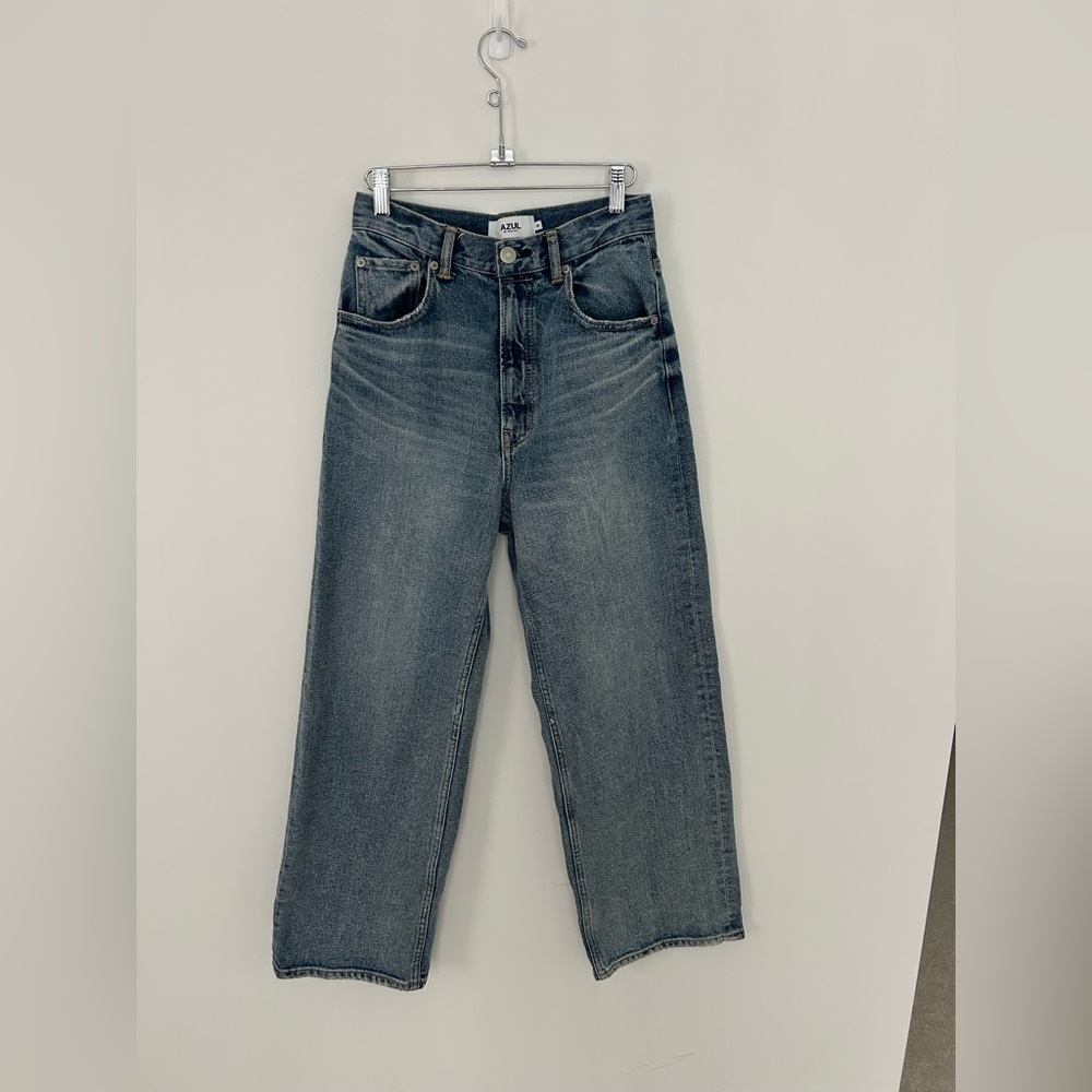 Azul by Moussy high waist wide leg denim